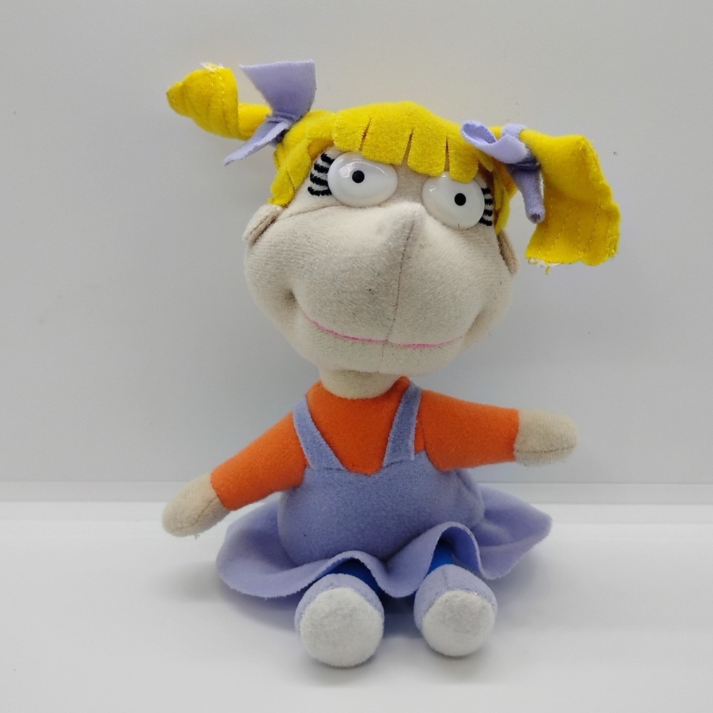 Rugrats Angelica Rare Plush Doll  Nickelodeon 1997 -6‎